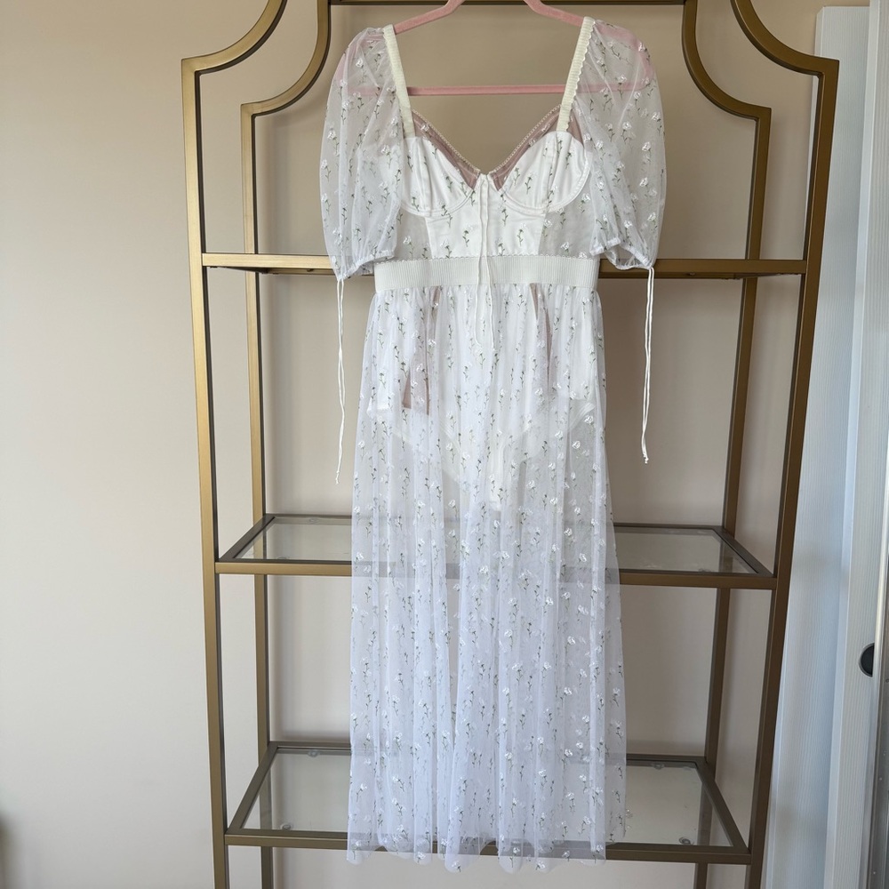 For Love & Lemons Frescia Maxi Dress Size S - Picture 5 of 15